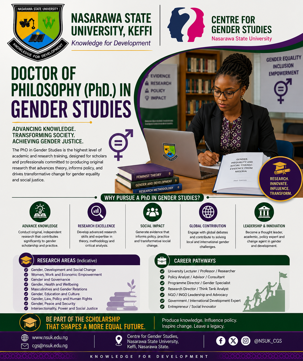 doctor of philosophy (phd.) in gender studies